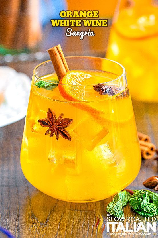 titled: Orange White Wine Sangria