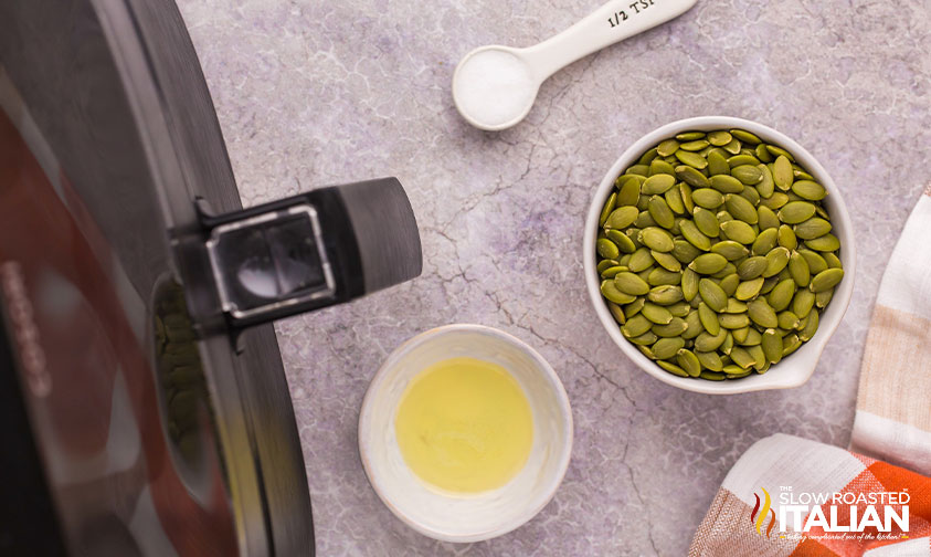 air fryer pumpkin seeds ingredients