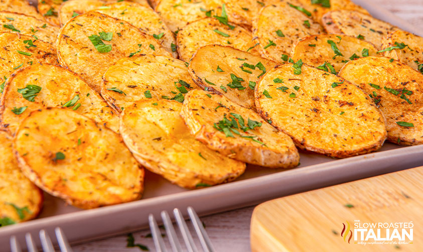 cottage fries on sheet pan