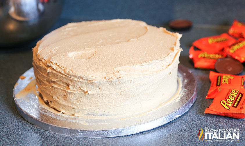 reese's brownie caked frosted