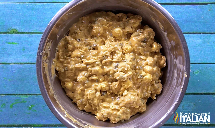 avalanche cookie dough in bowl