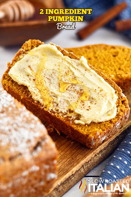 2 Ingredient Pumpkin Bread