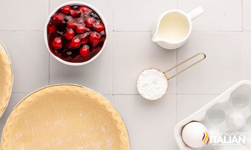 ingredients for cherry hand pies