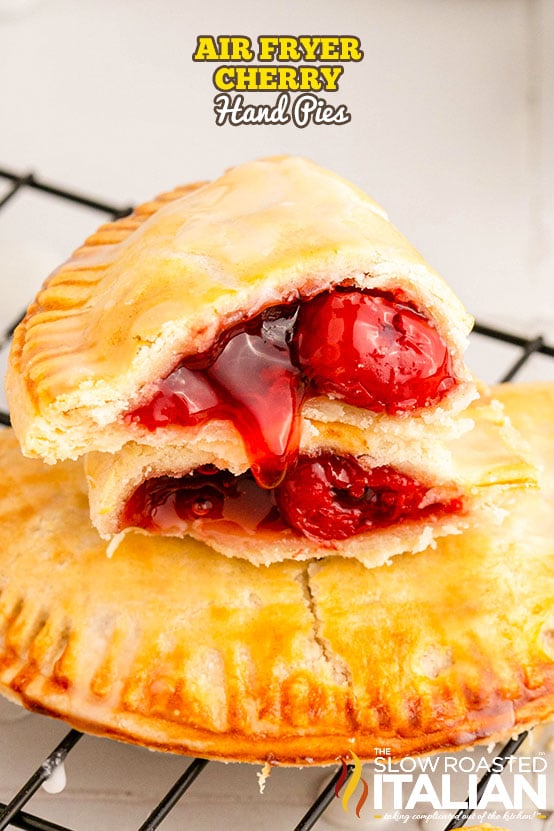 Titled Image: Air Fryer Cherry Hand Pies