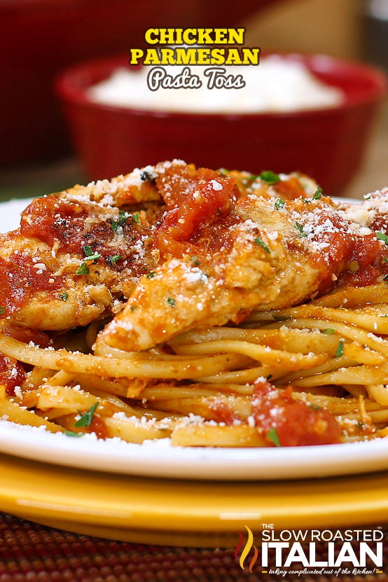 25 Minute Chicken Linguine Recipe with Tomato Sauce