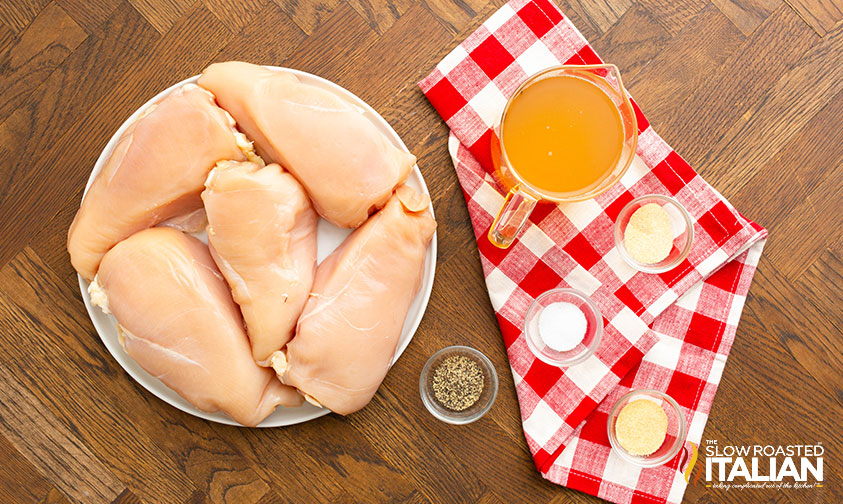 crockpot shredded chicken ingredients