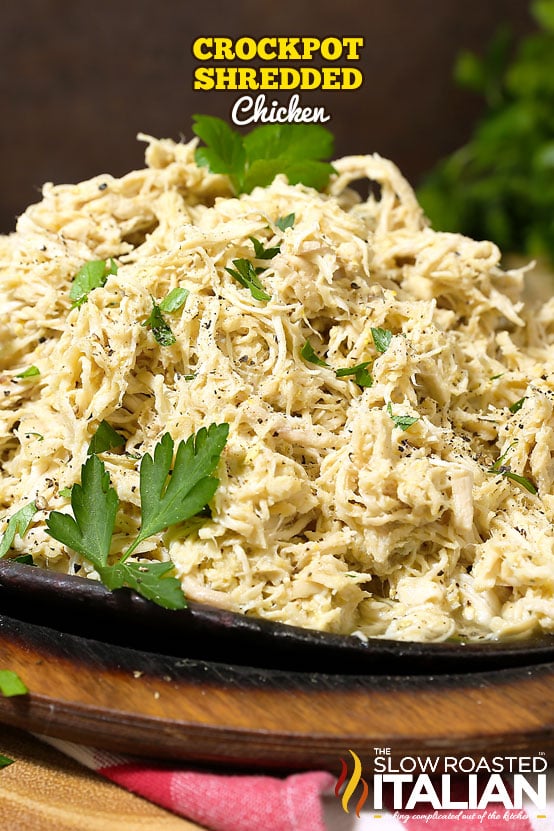 Crockpot Shredded Chicken