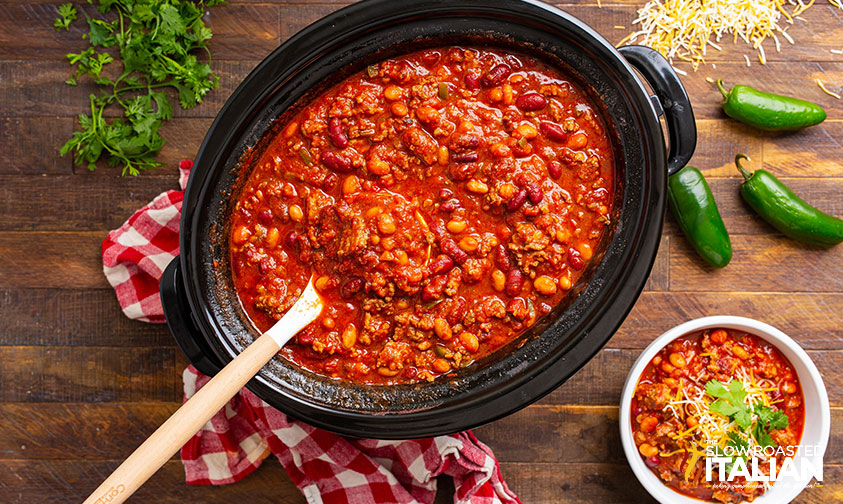 easy crock pot chili