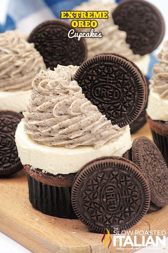 Titled image: Extreme Oreo Cupcakes