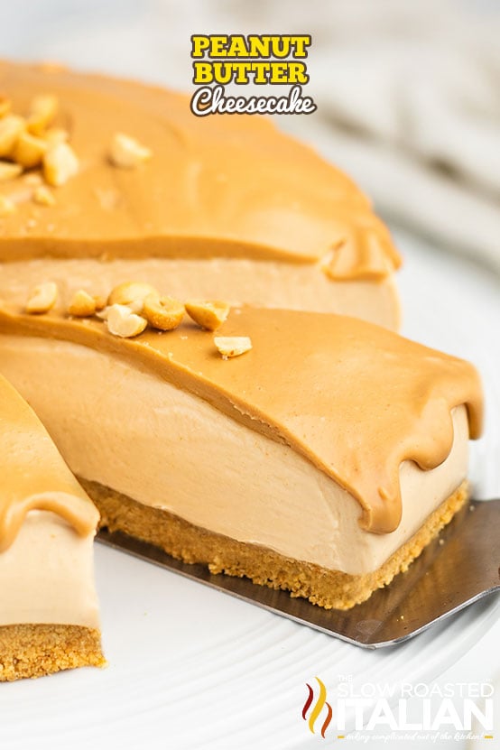 Titled Image: Peanut Butter Cheesecake