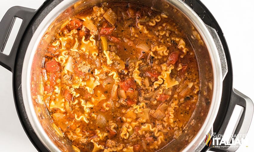 ground beef lasagna soup in instant pot