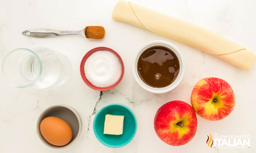ingredients for apple hand pies