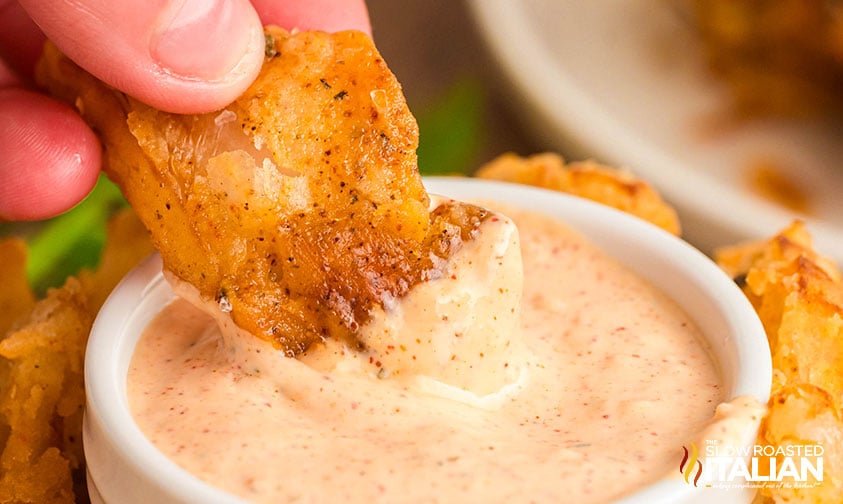 Outback's Blooming Onion and Dipping Sauce 