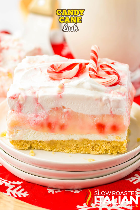 Candy Cane Lush Layered Dessert