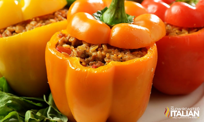 cooked stuffed peppers