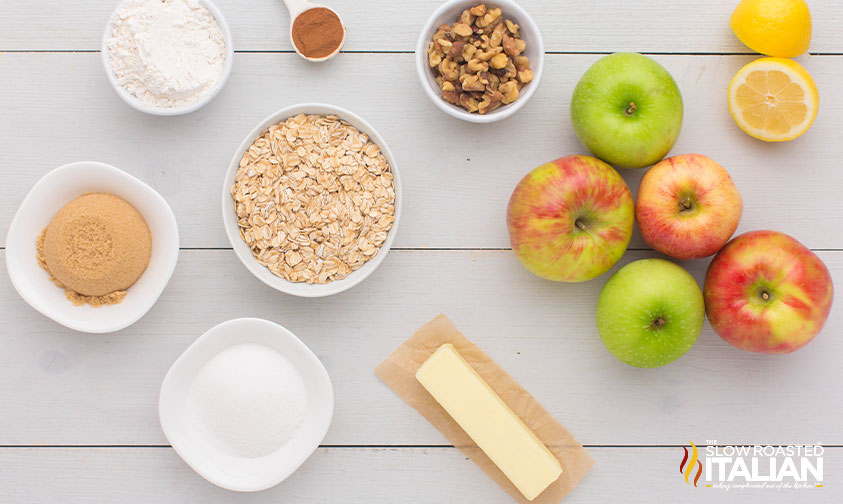 easy apple crisp ingredients