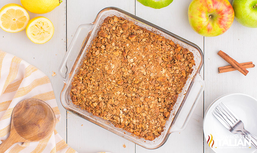 baked easy apple crisp