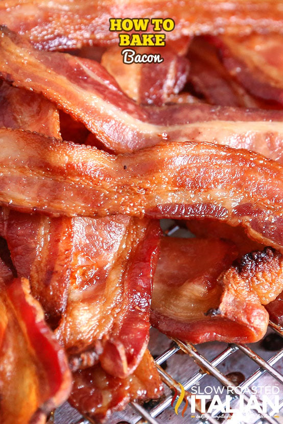 Titled Image: How to Bake Bacon