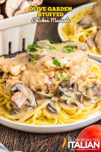 Olive Garden Stuffed Chicken Marsala Copycat Recipe - The Slow Roasted