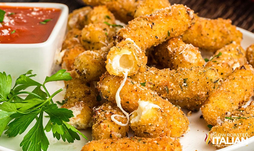 plate of stuffed ziti fritta