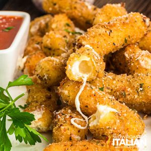 stuffed ziti fritta closeup