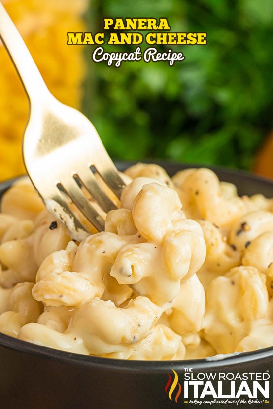 Titled Image: Panera Mac and Cheese Copycat Recipe