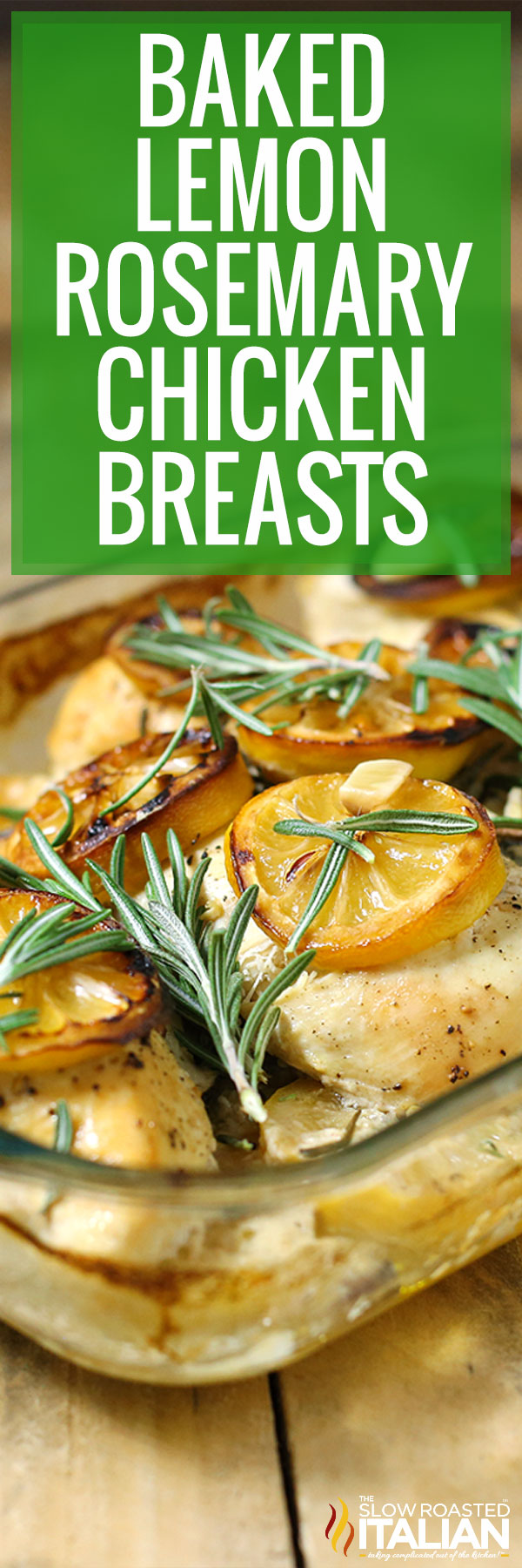 Baked Lemon Rosemary Chicken Breasts - PIN