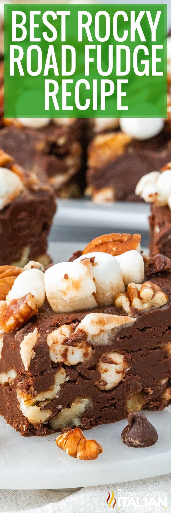 Best Rocky Road Fudge Recipe - PIN