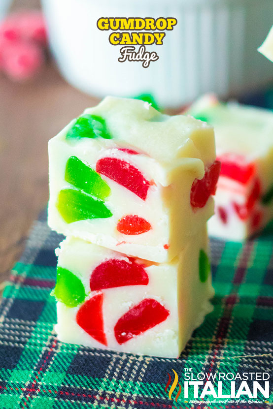 Titled Image: Gumdrop Candy Fudge