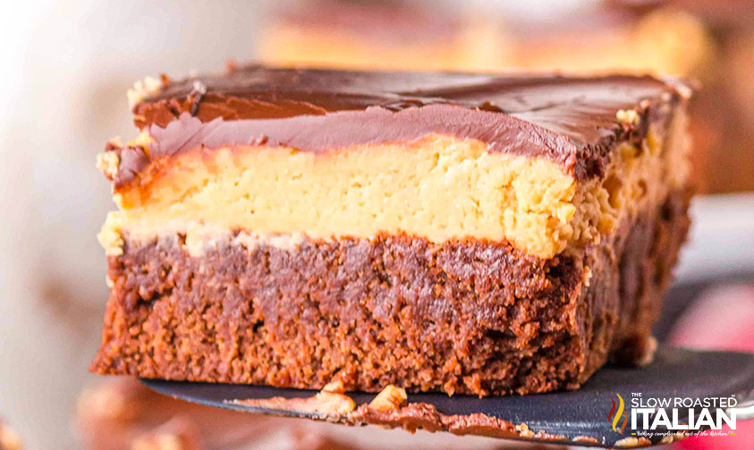 buckeye brownie on a spatula