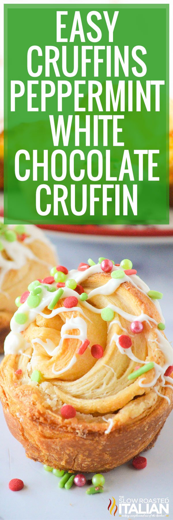 Easy Cruffins Peppermint White Chocolate - PIN