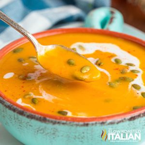 bowl of panera autumn squash soup