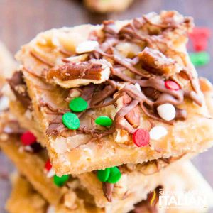 stacked Pecan Christmas Crack