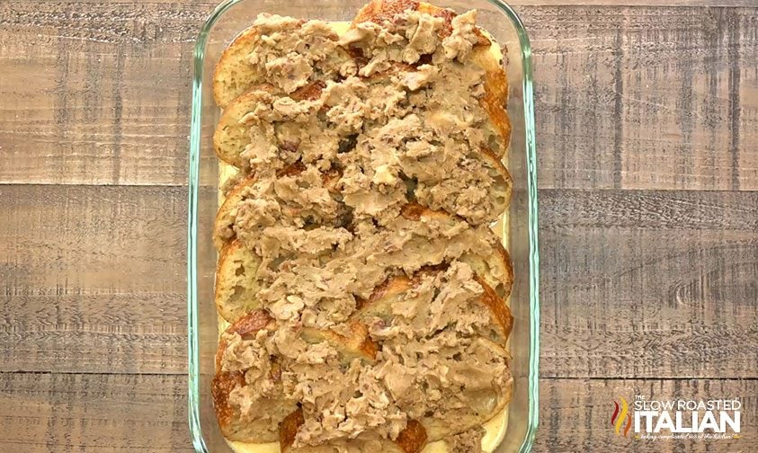 french toast casserole with praline topping