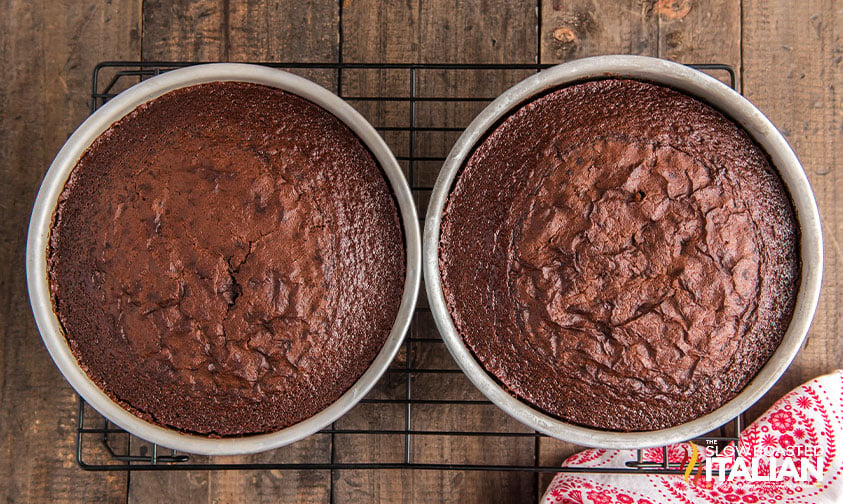 baked chocolate cakes
