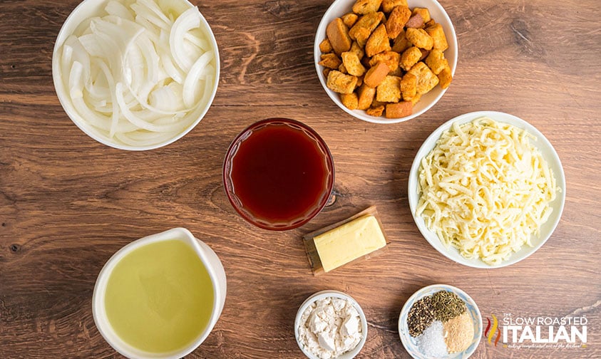 ingredients for Panera french onion soup