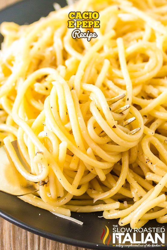 titled: Cacio e Pepe Recipe