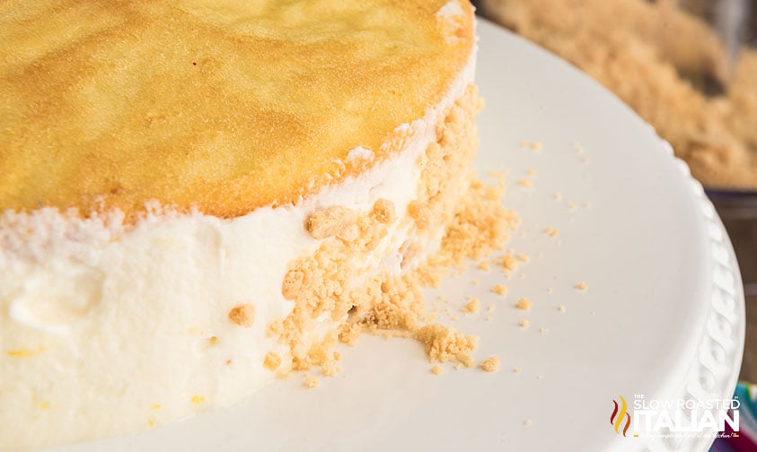filled layered lemon cream cake