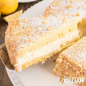 slice of olive garden lemon cream cake