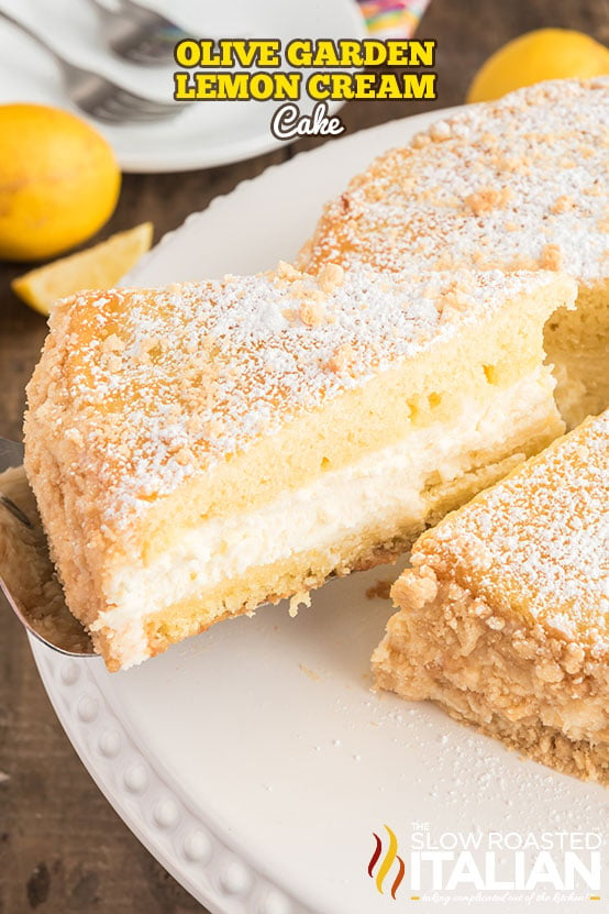 Olive Garden Italian Lemon Cream Cake Copycat Recipe