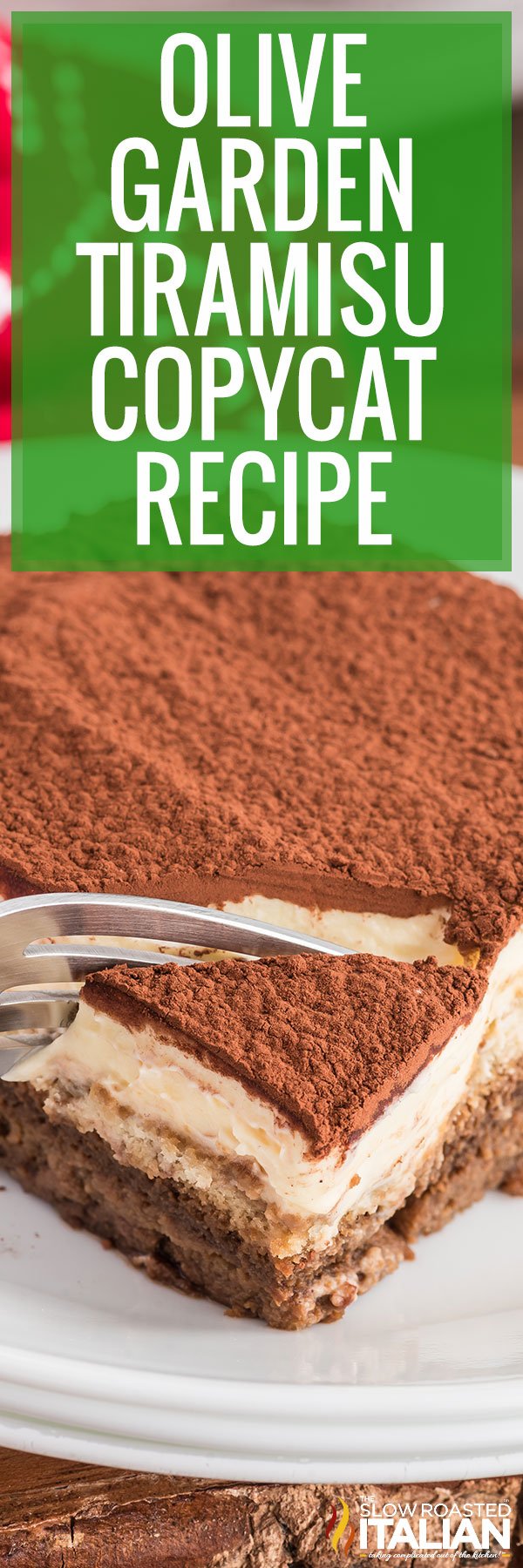 Olive Garden Tiramisu Copycat Recipe - Pin