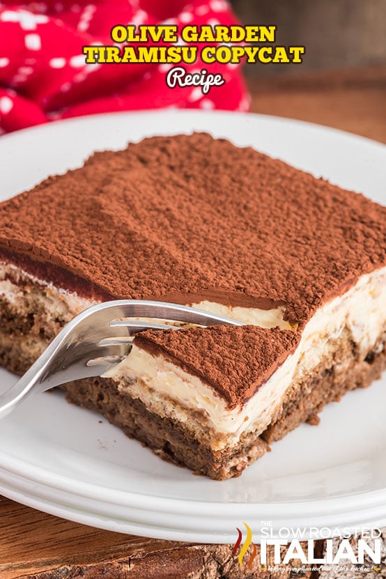 Olive Garden Tiramisu Copycat Recipe