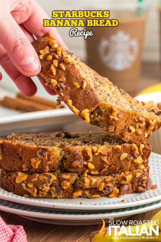 Titled Image: Starbucks Banana Bread