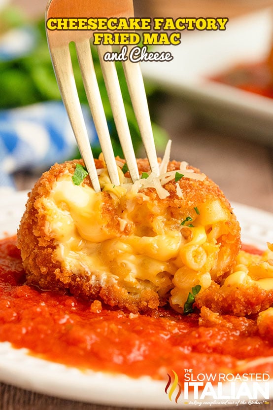 Copycat Cheesecake Factory Fried Mac and Cheese Bites
