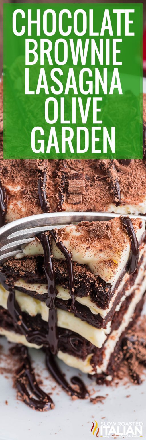 Chocolate Brownie Lasagna (Olive Garden Inspired Recipe) The Slow