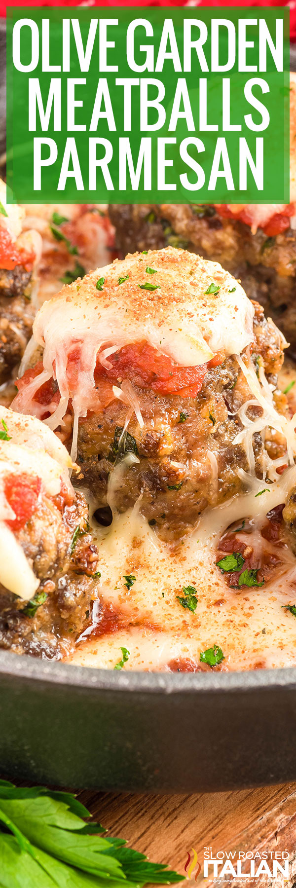 Olive Garden Meatballs Parmesan - PIN