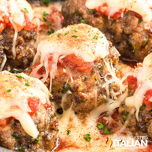 Copycat Olive Garden Meatballs Parmesan-image