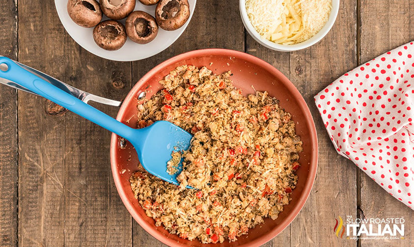 stuffed mushroom filling