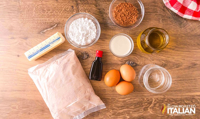 ingredients for easy air fryer cake