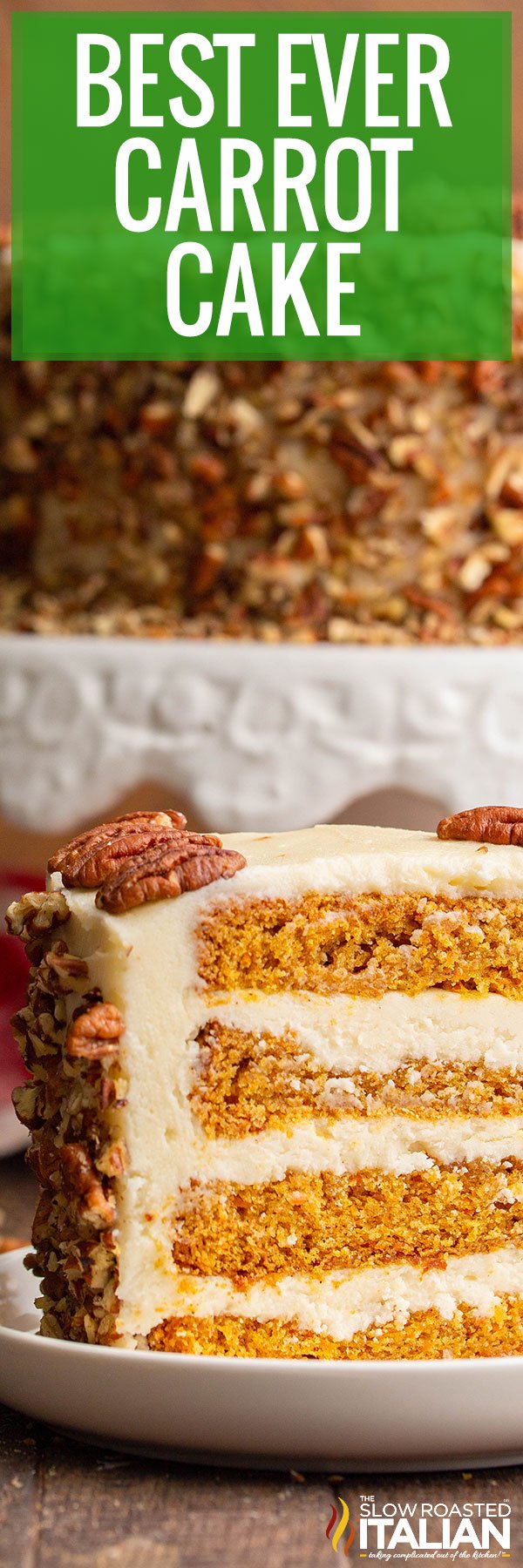 Best Ever Old Fashioned Carrot Cake - PIN